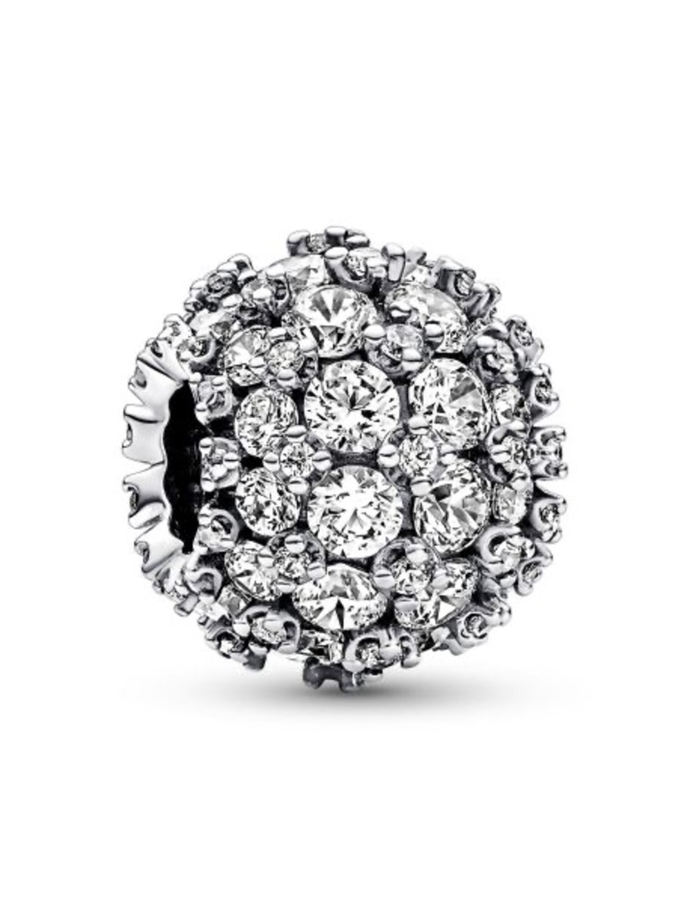 Pandora Sparkling Pave Round Charm